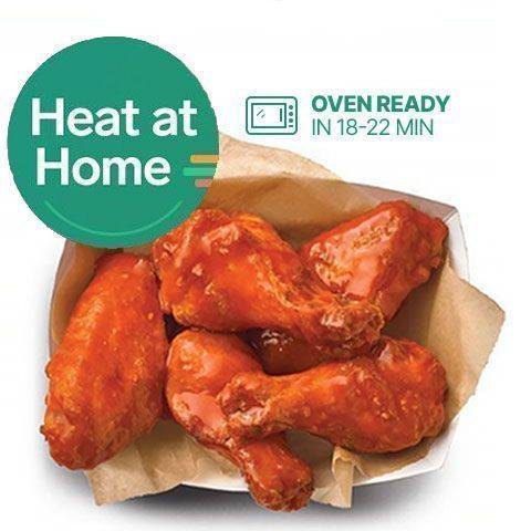 Ready To Heat Chicken Wings- Buffalo (5 Piece)