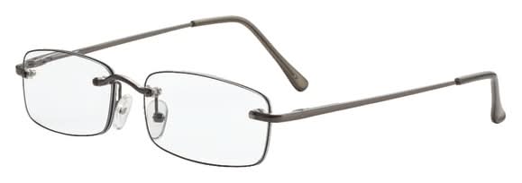 Dr. Dean Edell Beaumont Reading Glasses, +1.50, Gunmetal