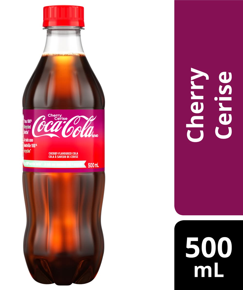 Coca-Cola Flavored Soda, Cherry (500 ml)