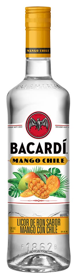 Bacardí · Licor de ron, mango chile (750 ml)