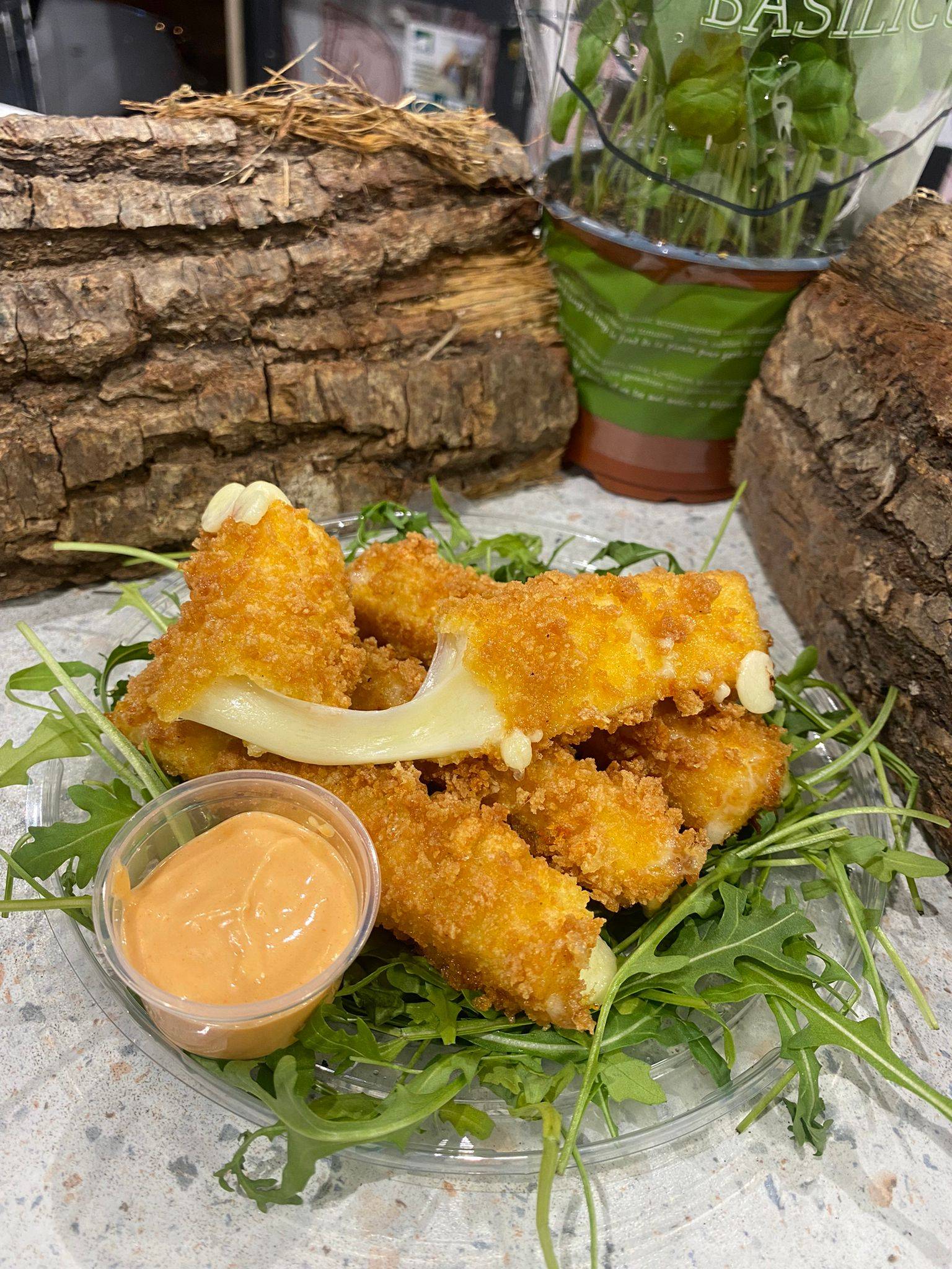 Mozza sticks fait maison 4 pièces