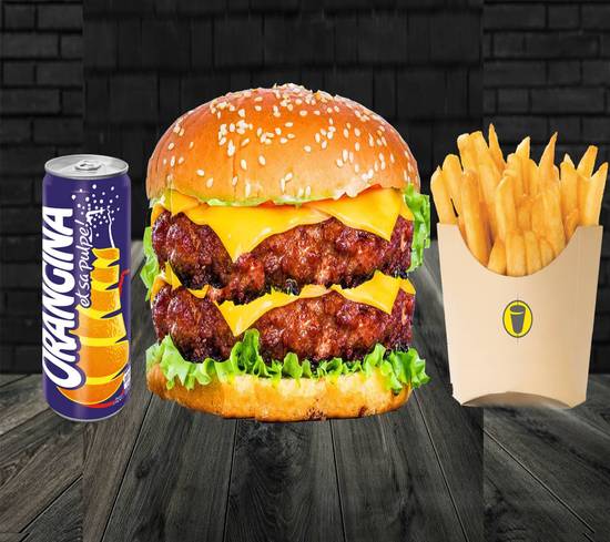 Menu double cheeseburger