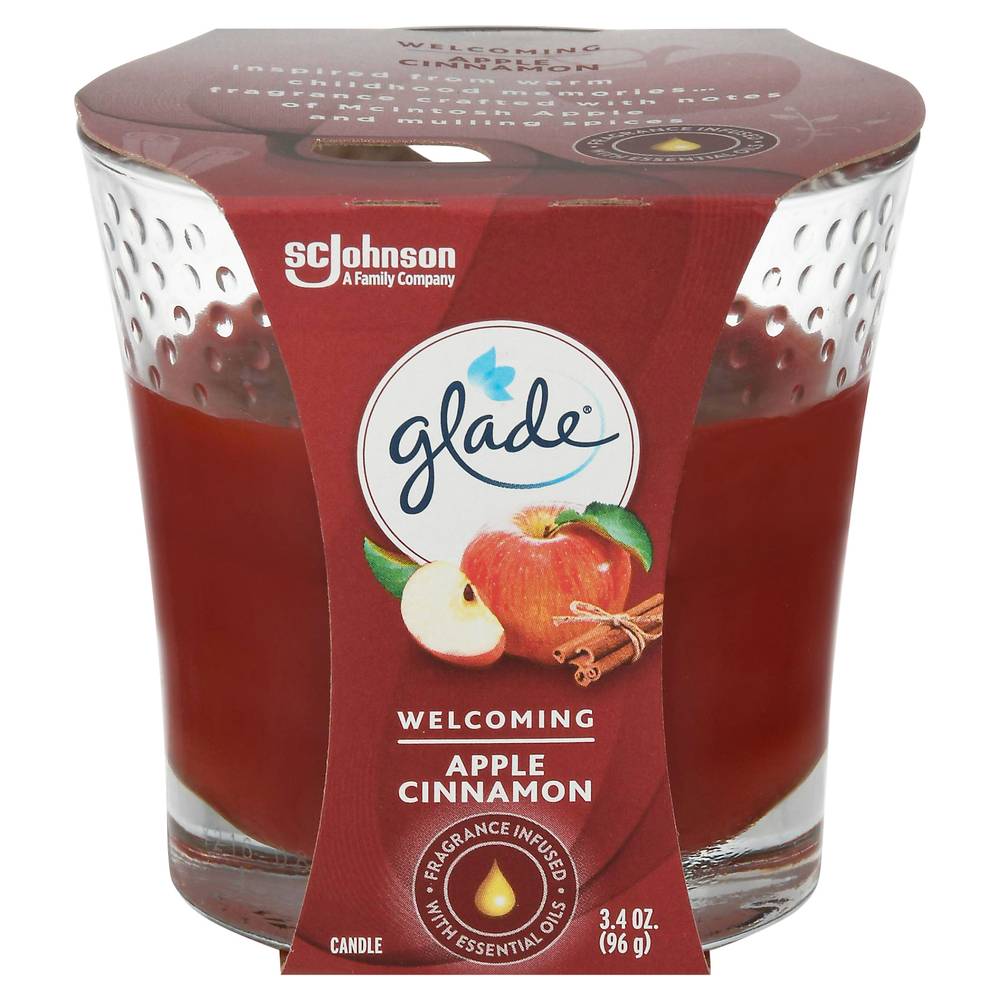 Glade Welcoming Apple Cinnamon Candle