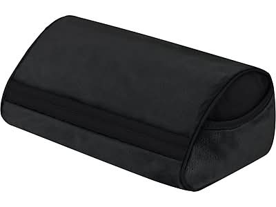 LapGear Tablet Pillow with Storage Pocket and Snap-On Handle, Black (35068)
