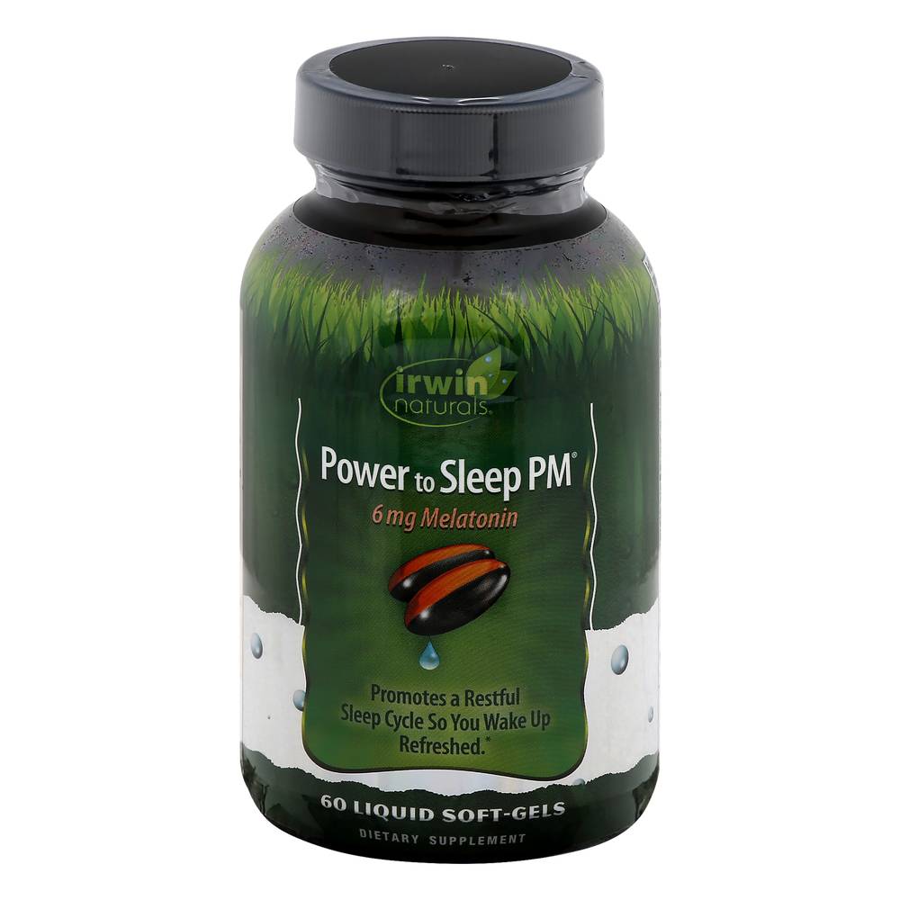 Irwin Naturals Power To Sleep Pm Liquid Softgel (60 ct)