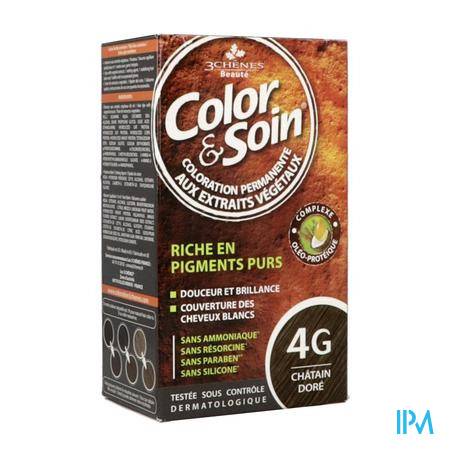 Color Soin 4g Chatain Dore Etui 60ml X2 Coloration - Soins des cheveux