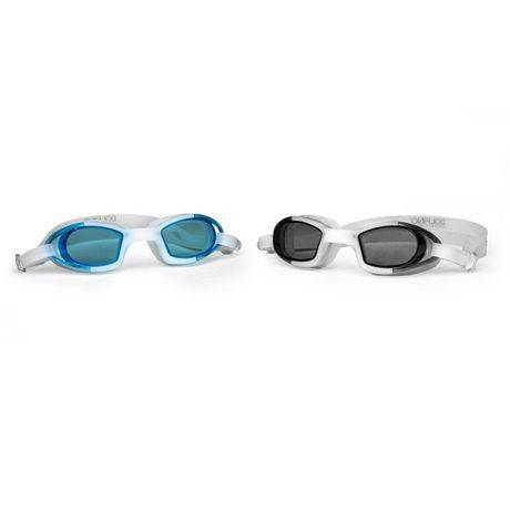 Dolfino lunettes de natation sportplus junior deux composants (lot de 2 paires de lunettes) - sportplus youth two-pack swim goggle (youth 2-pack goggle)