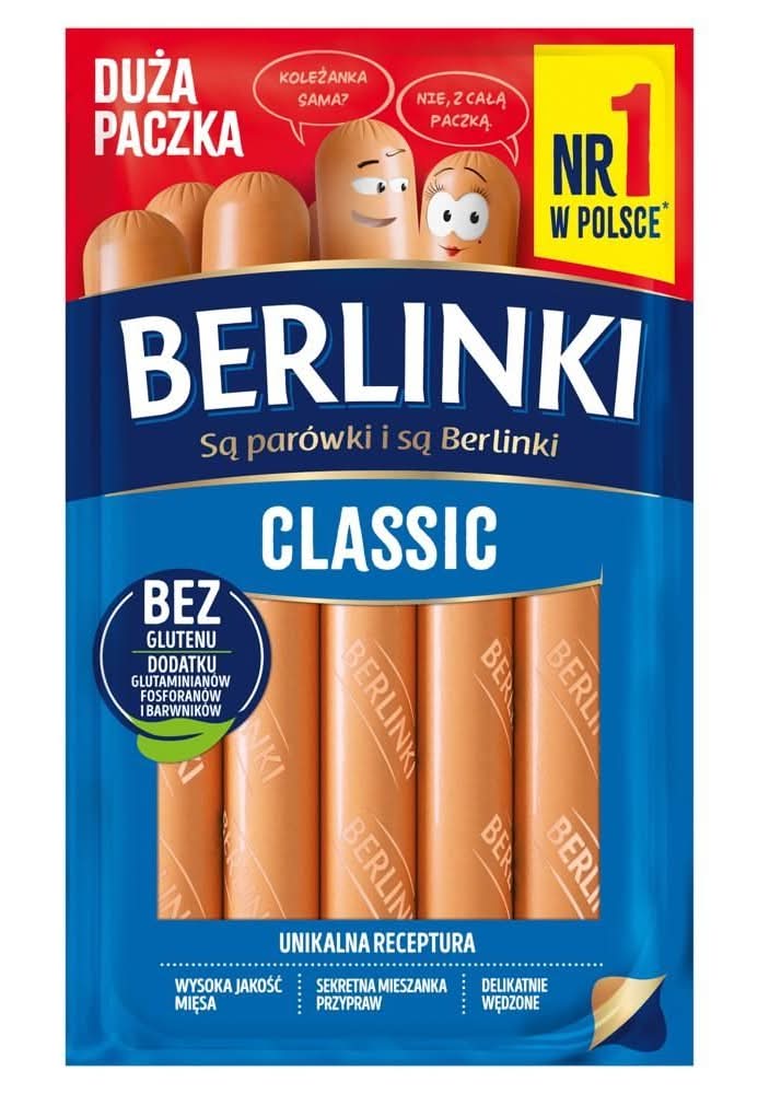 Berlinki Classic Parówki 450 g