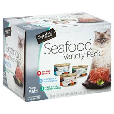 Signature Pet Care Cat Food Seafood (24 ct)