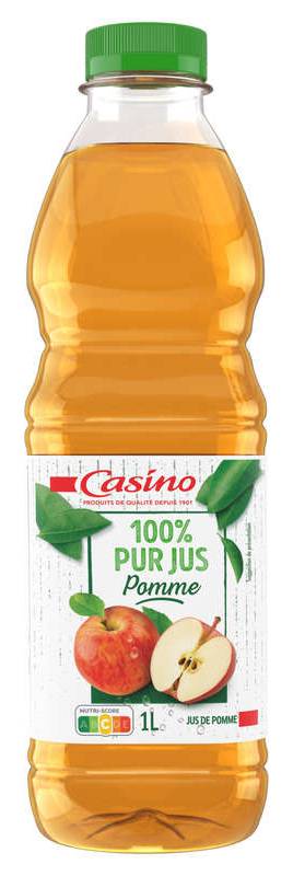 Casino 100% Pur Jus de Pomme 1L