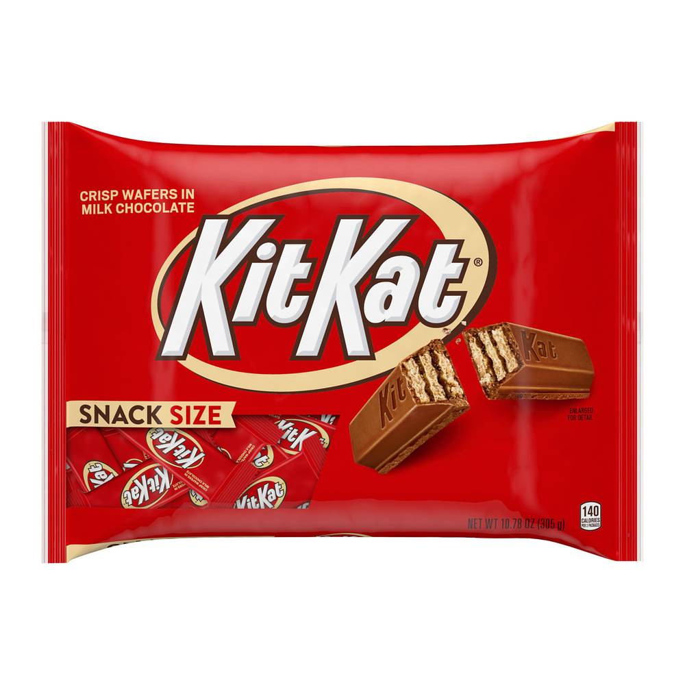 Kitkat Snack Size Crisp Wafers in Milk Chocolate