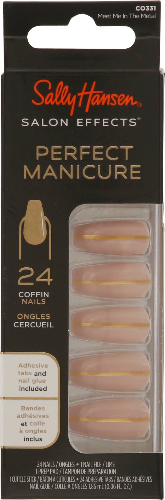 Sally Hansen Salon Effects Perfect Manicure Coffin Nails Kit