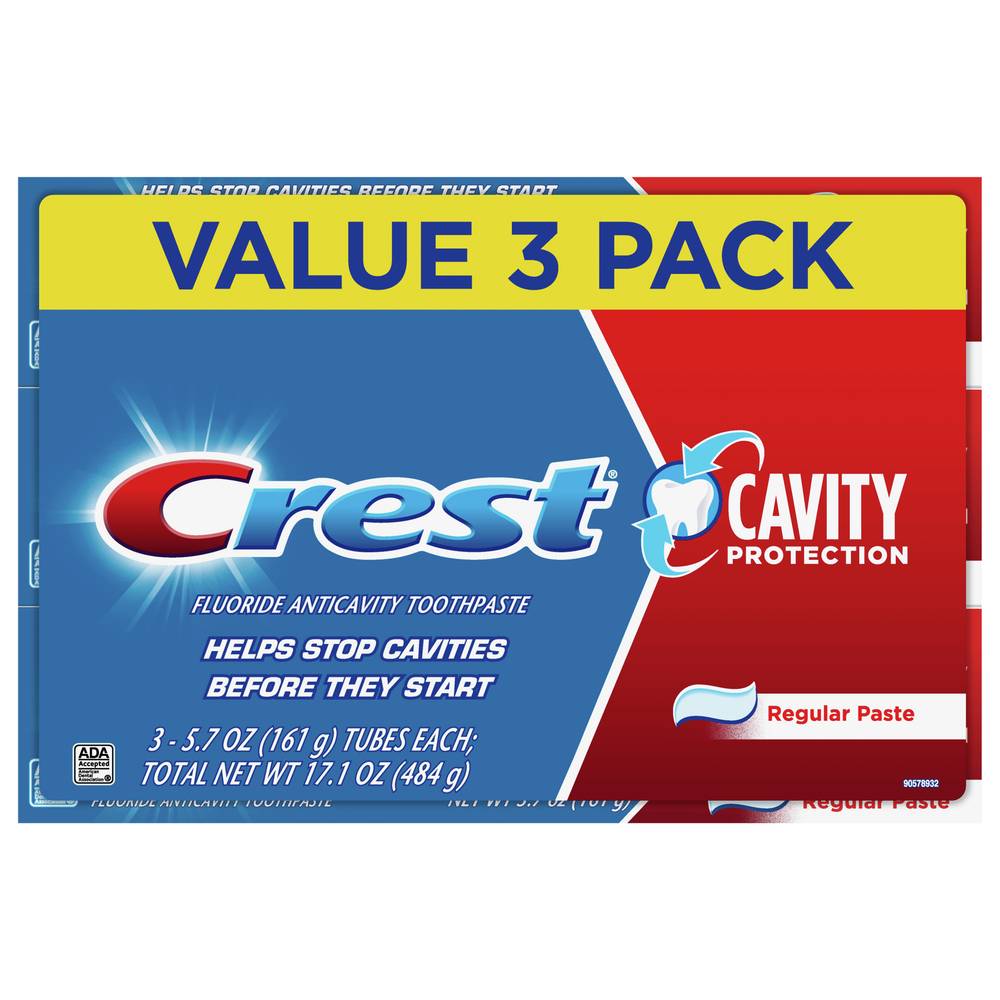 CREST Cavity Protection Toothpaste (5.7 oz, 3 ct)