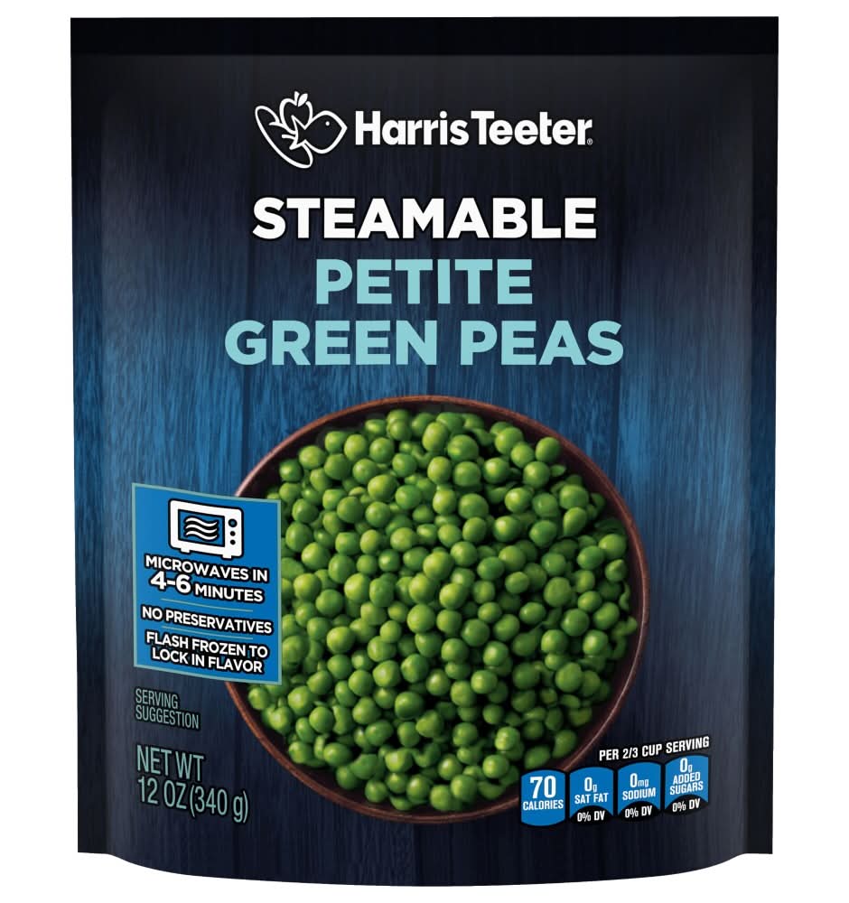Harris Teeter Steamable Petite Green Peas (12 oz)