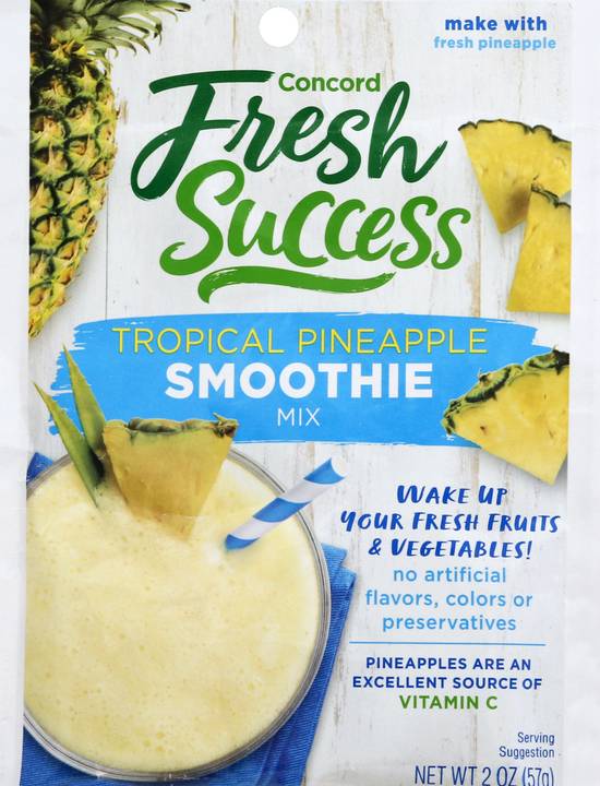 Concord Foods Tropical Pineapple Smoothie Mix (2 oz)