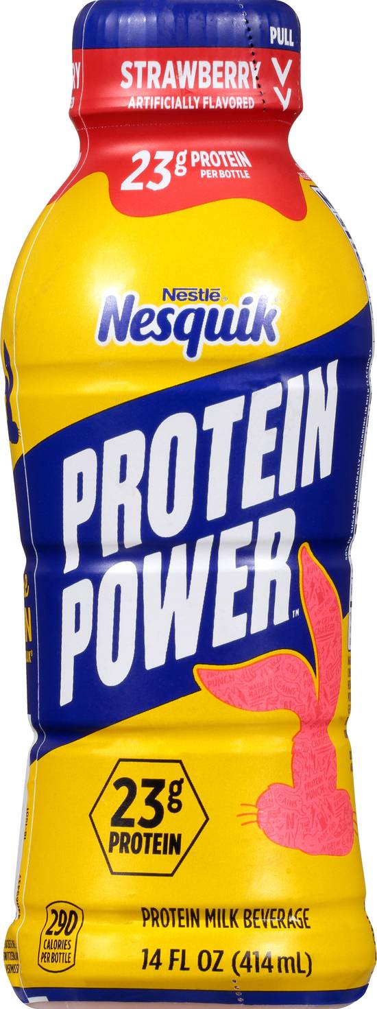 Nesquik Protein Power Milk Beverage (14 fl oz) (strawberry)