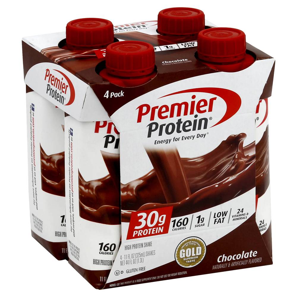 Premier Protein Chocolate Protein Shake (4 pack, 11 fl oz)