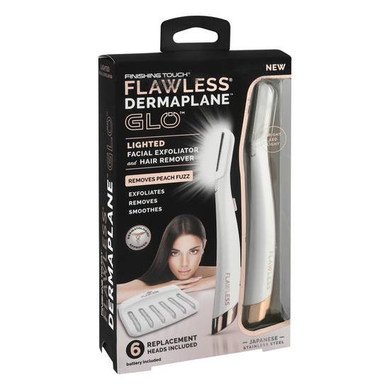 Finishing Touch Flawless Facial Exfoliator, Lighted, Dermaplane Glo