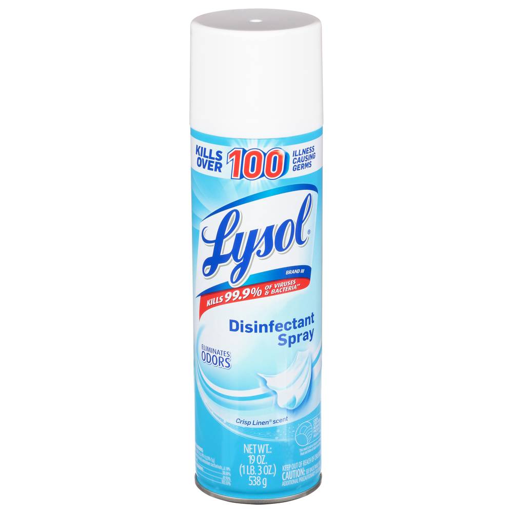 Lysol Crisp Linen Scent Disinfectant Spray