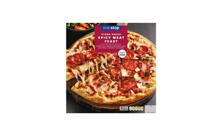 One Stop Stone Baked Spicy Meat Pizza 305g (398213) 