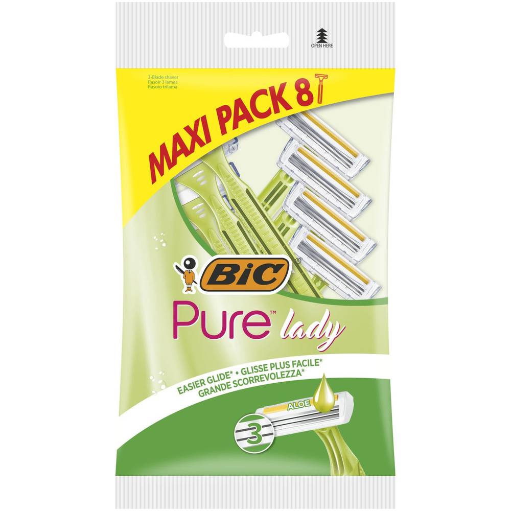 BiC - Pure lady rasoirs jetables pour femme (8)