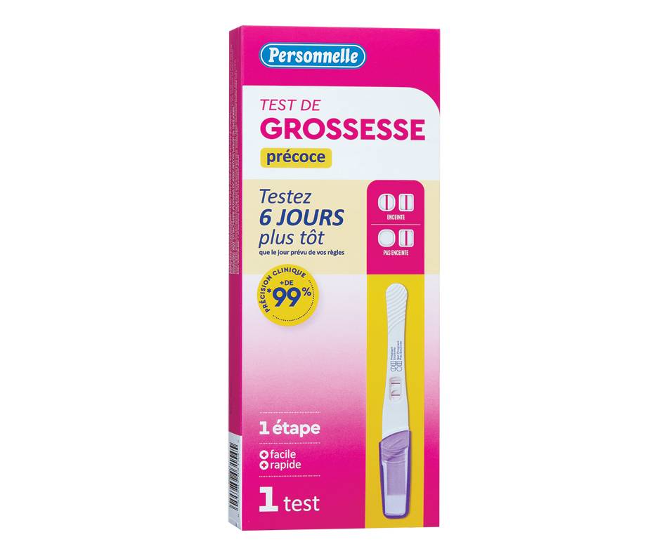 Personnelle test de grossesse précoce