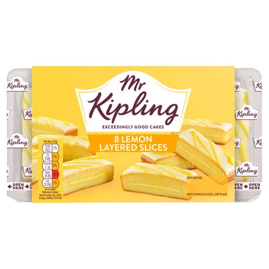 Mr Kipling Lemon Layered Slices Delivery Near Me Order Online Uber Eats
