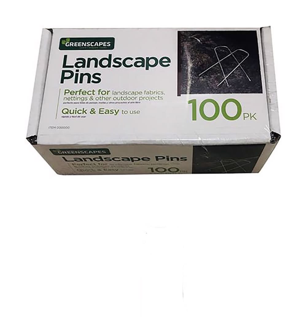 Greenscapes 1 In. W X 4-1/2 In. L Steel Landscape Fabric Pins 100 Pk