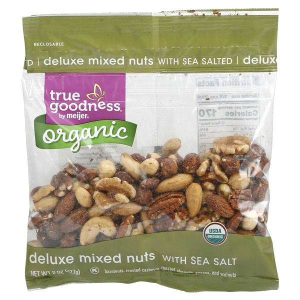 True Goodness Organic Deluxe Mixed Nuts, 8 oz