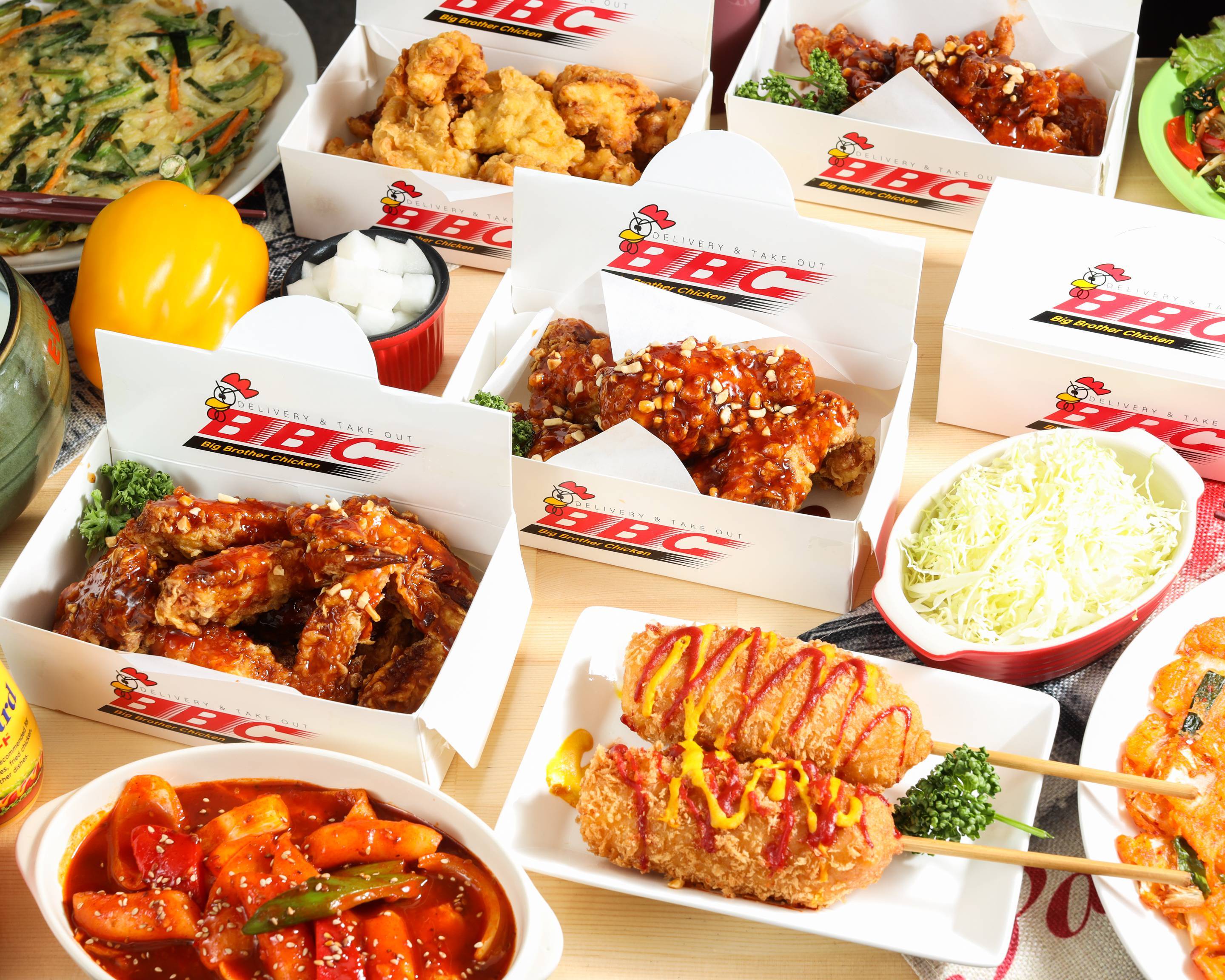 楽天市場】☆マラソン半額☆キンパ5箱+韓国チキン4P(ヤンニョム
