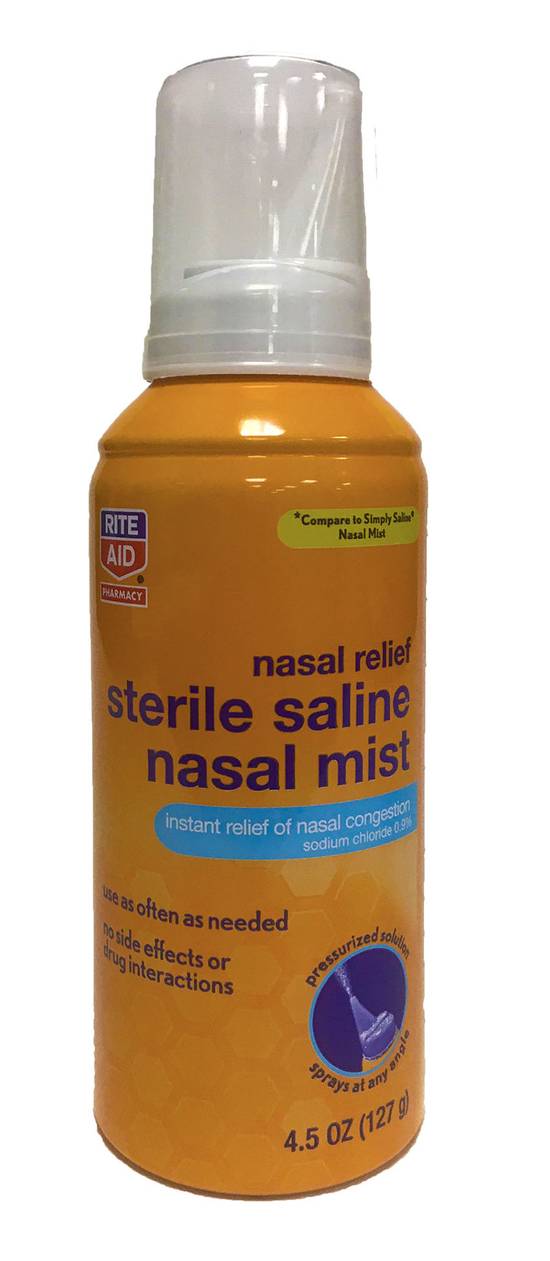 Rite Aid Sterile Saline Nasal Mist (4.5 oz)
