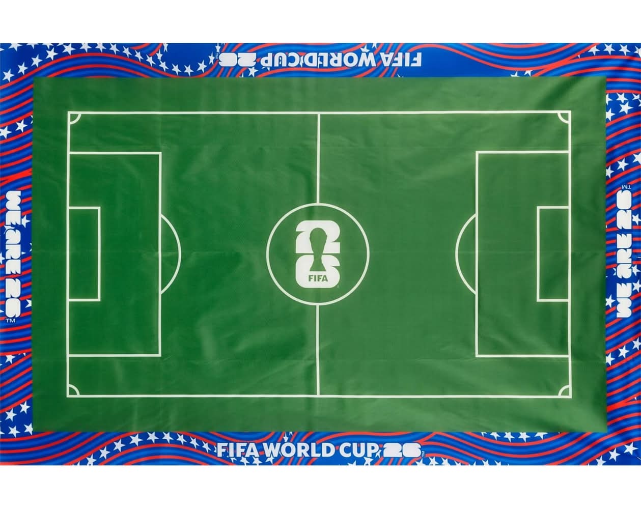 Fifa Soccer Field Tablecloth, 70 X 48 In