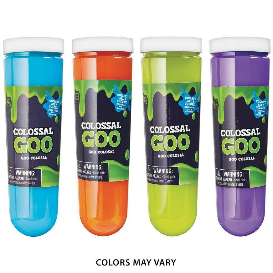 Party City Colossal Slime Tube (4 ct) (assorted)