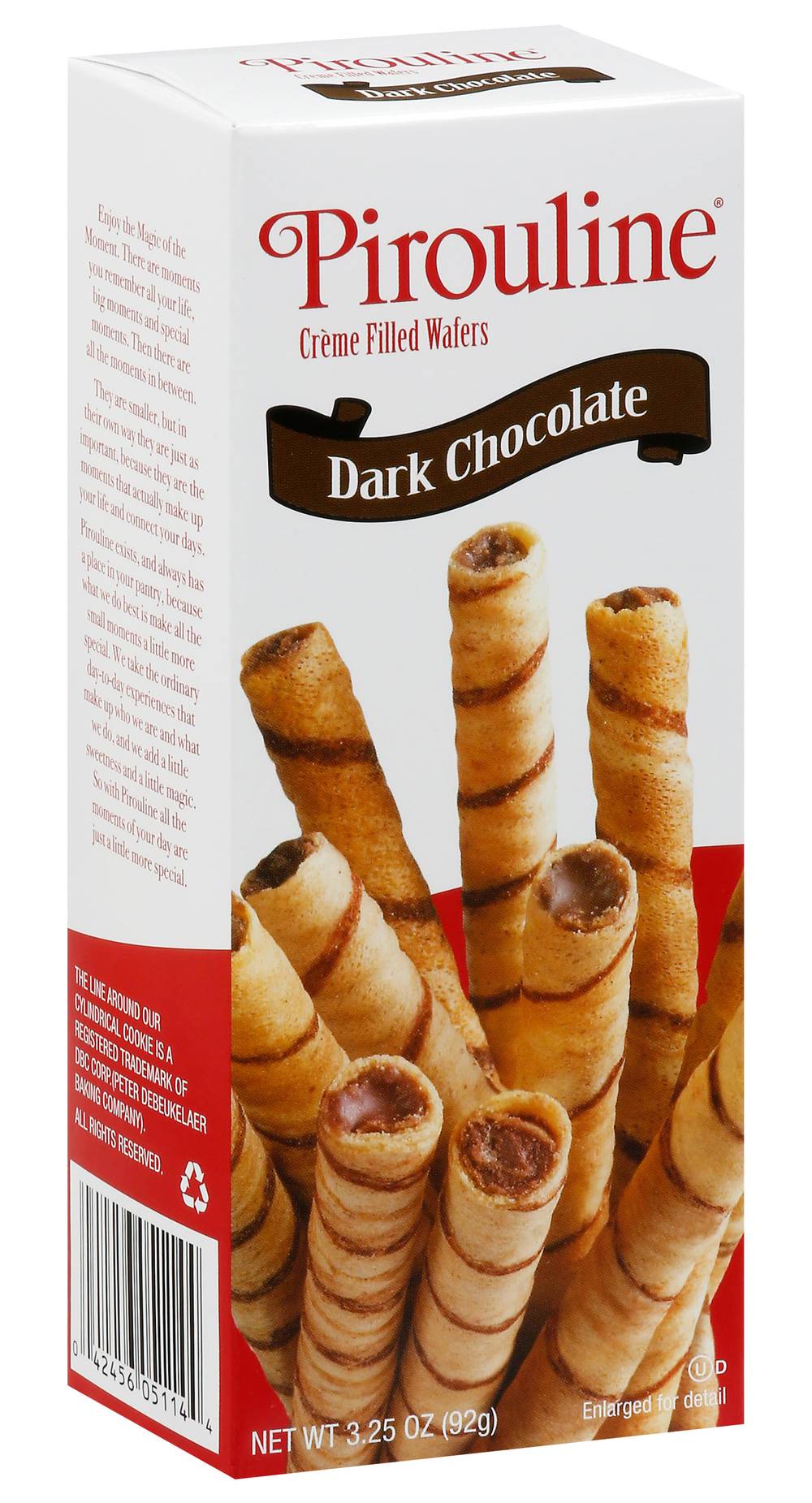 Pirouline Dark Chocolate Cream Filled Wafers (3.3 oz)