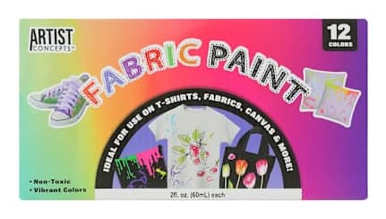 Artist Concepts™ Fabric Paint 12-Pack