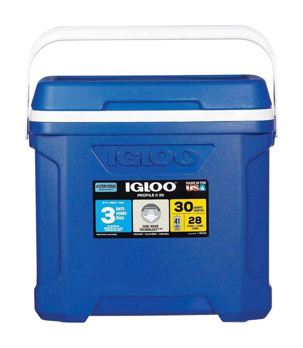 Igloo Profile Ii Blue Cooler 30 Qt