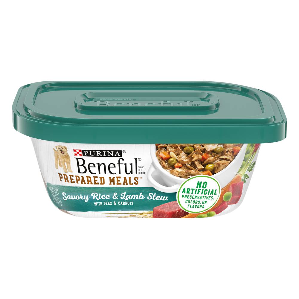 Beneful Purina Prepared Meals Savory Rice & Lamb Stew Dog Food (10 oz)