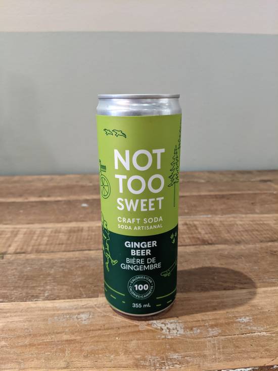 Not Too Sweet Ginger Beer