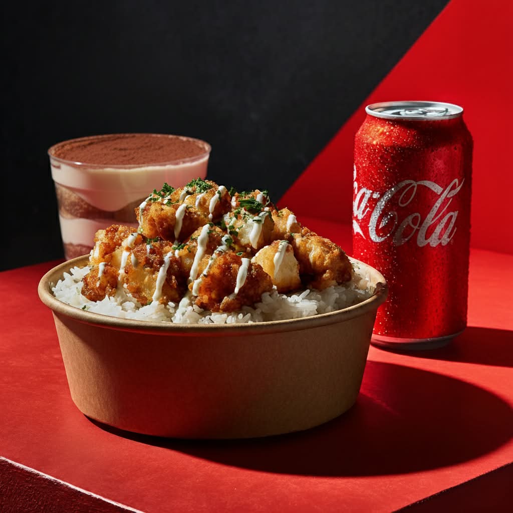 🍰🥤🍗 Original Krousty + Boisson + Dessert