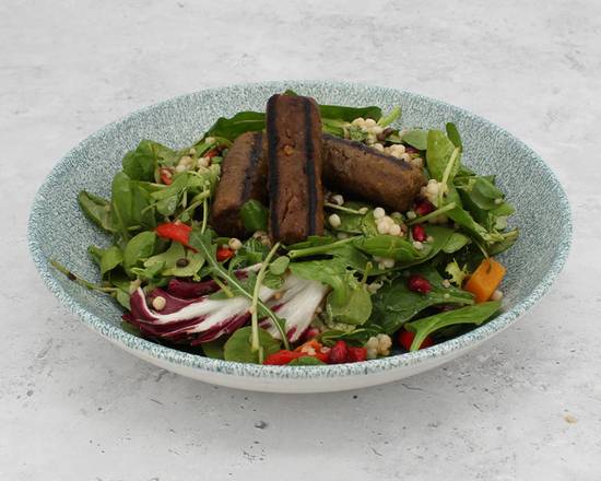 GREENS & GRAINS SALAD WITH LAMB KOFTAS