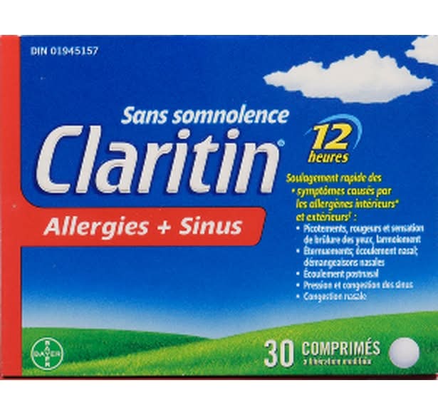 Claritin Allergy & Sinus Tablets (10 g)