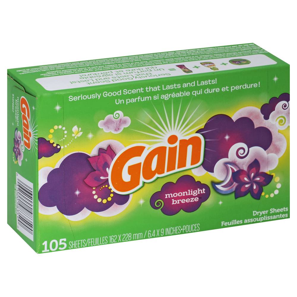 Gain Dryer Sheets (105 ct)