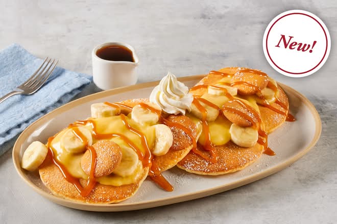 Banana Pudding Hotcakes