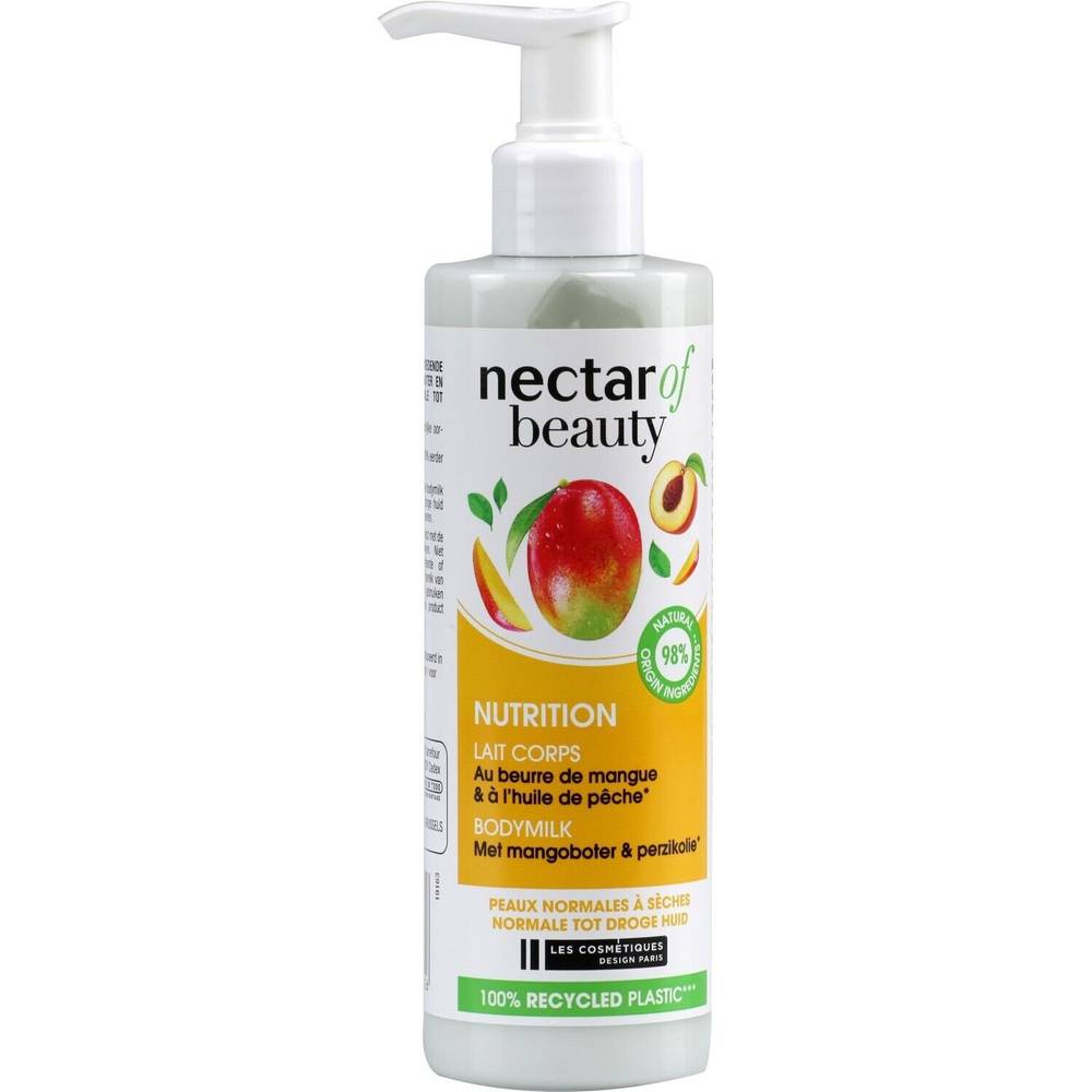 Nectar Of Beauty - Lait hydratant corps beurre de mangue huile de pêche (250 ml)