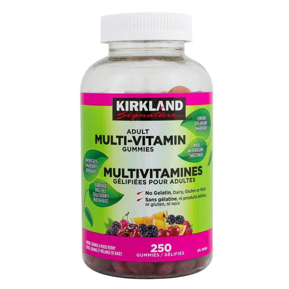 Kirkland Signature Adult Multi-Vitamin Gummies - 250 Gummies