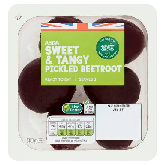 Asda Sweet & Tangy Pickled Beetroot 300g