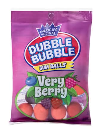 Dubble Bubble® Very Berry Gumballs 3.3oz