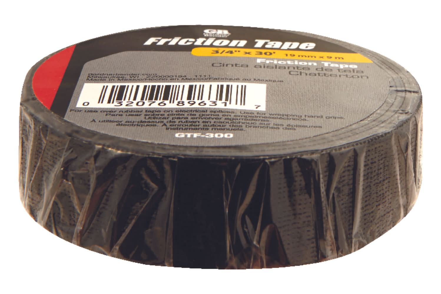 Gardner Bender 3/4 In. W X 30 Ft. L Black Silicone Friction Tape