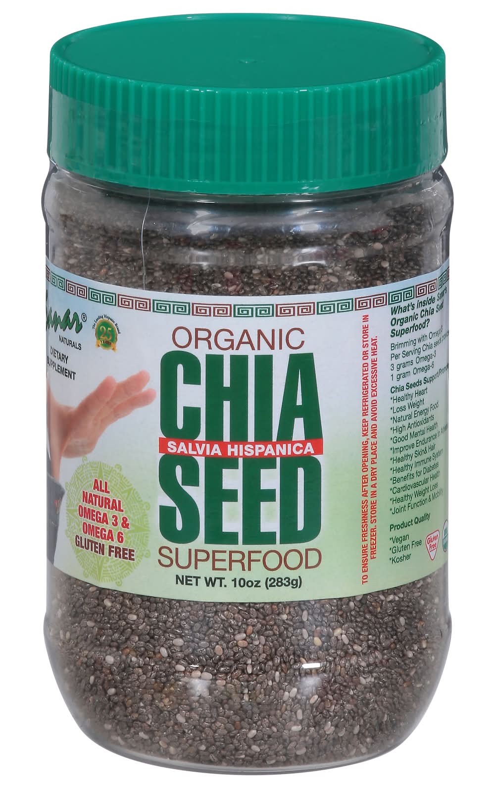Sanar Naturals Organic Chia Seed (10 oz)