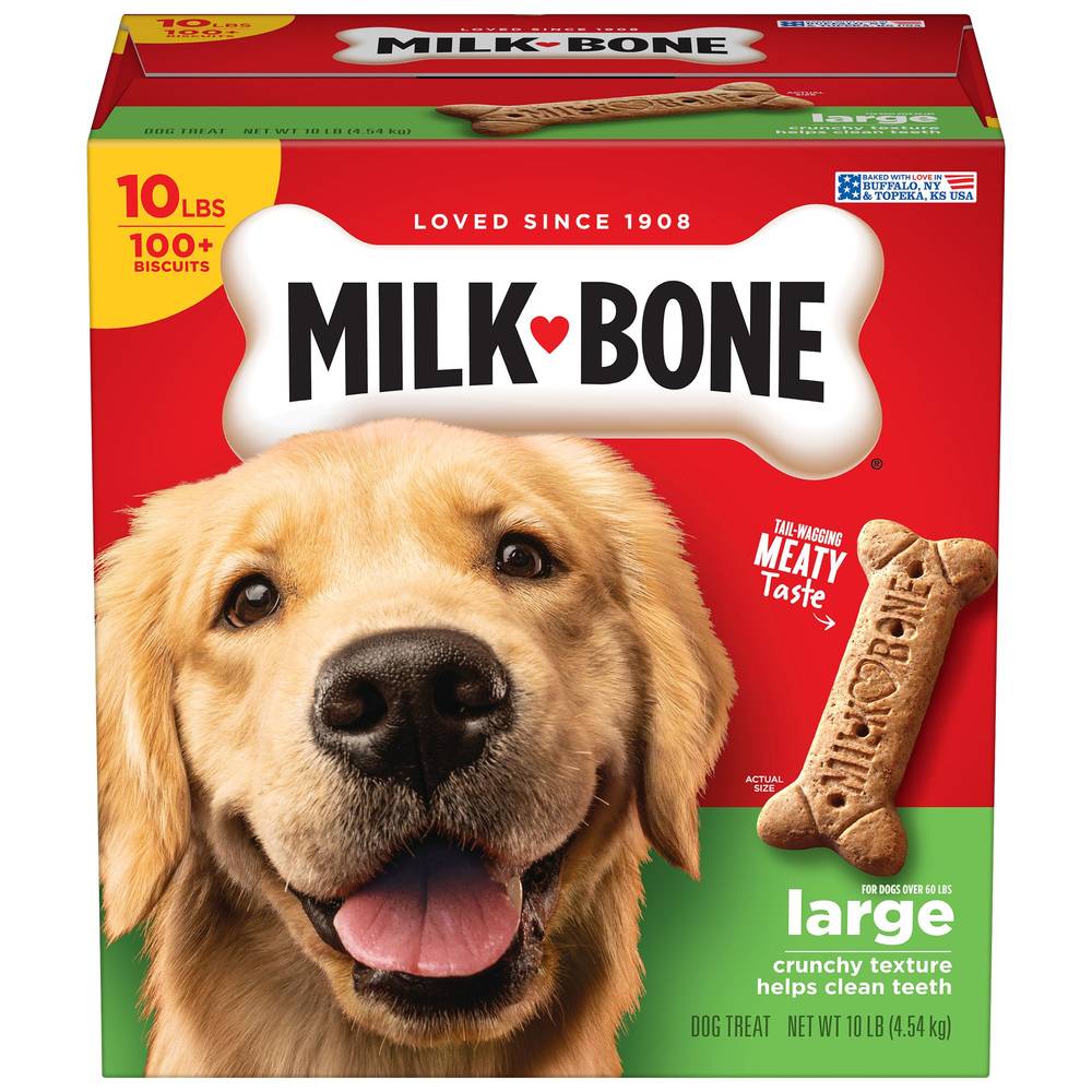 Milk-Bone Dog Treat All Ages - Original (Flavor: Original, Size: 10 Lb)